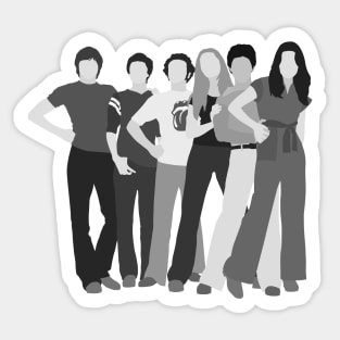 That 70s Show B&W Sticker